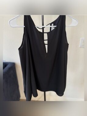 Cooper & Ella Black Sleeveless Blouse